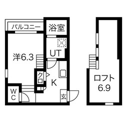 中村日赤駅 徒歩9分 2階の物件間取画像